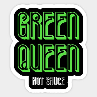 Green Queen Hot Sauce Ladybird Food Co. Sticker